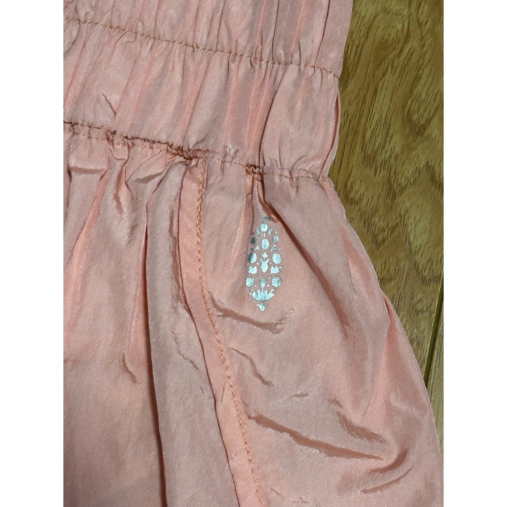 Free People Movement The Way Home High Rise Shorts Peach/Pink Small Stretch - Picture 9 of 14